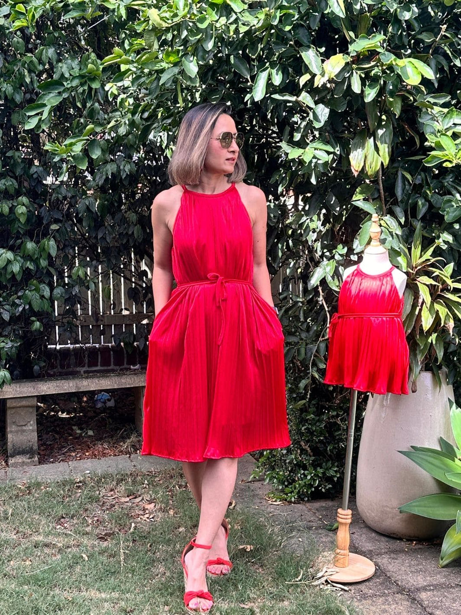 Ruby Pleats Set