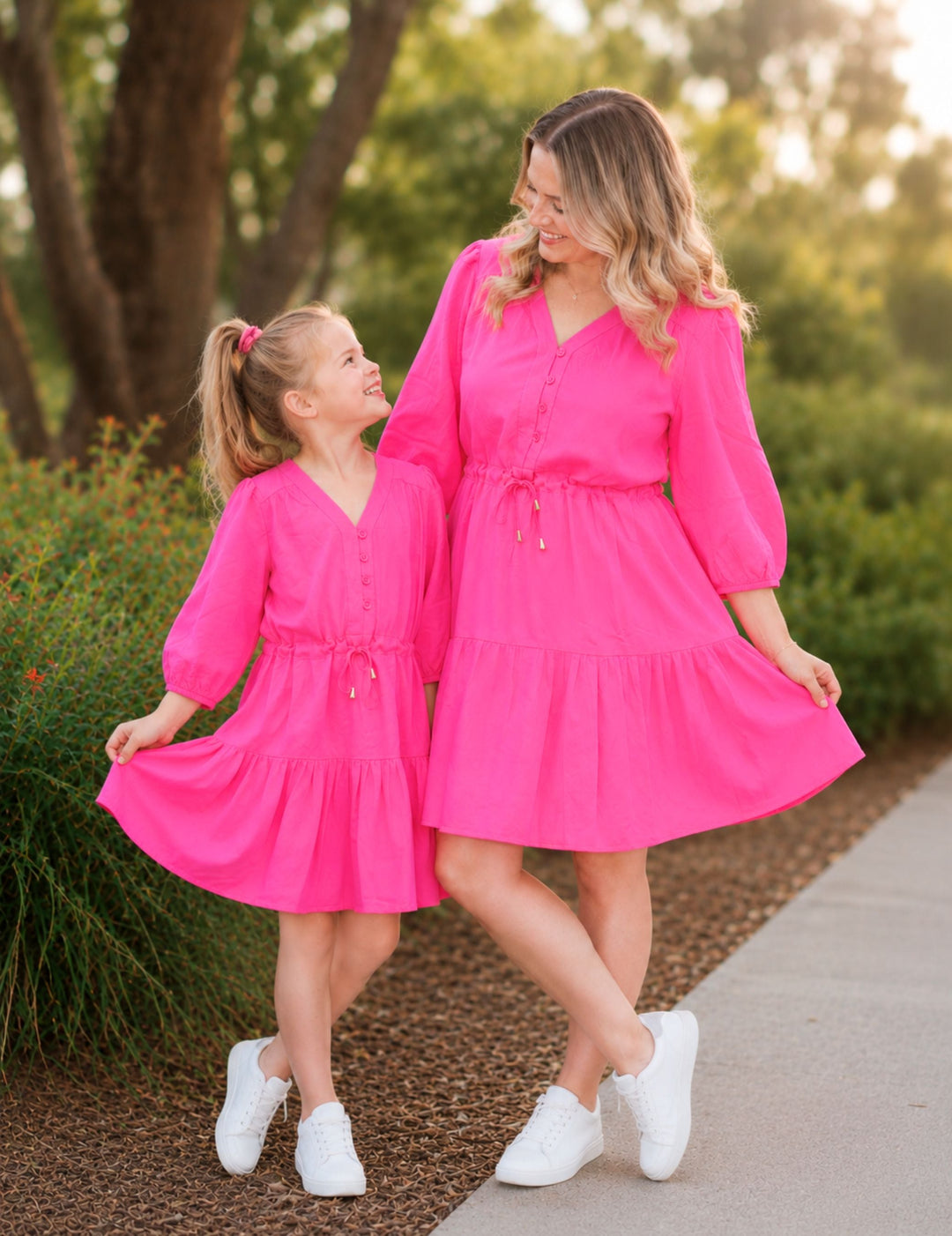 Belle Pink Mum and Mini Matching Set