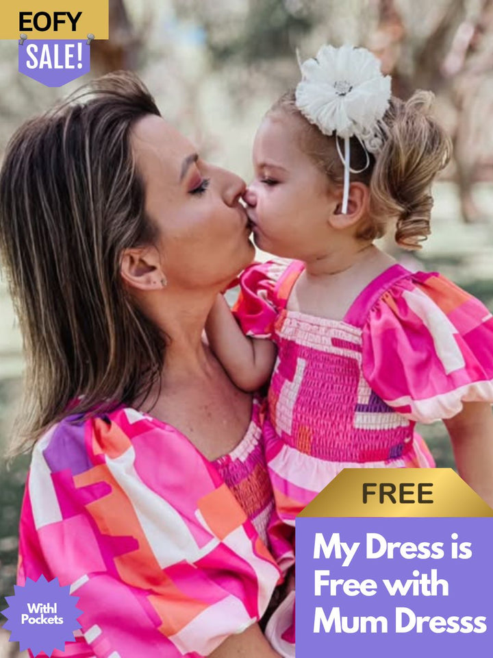 Mini - Pink Paradise Dress