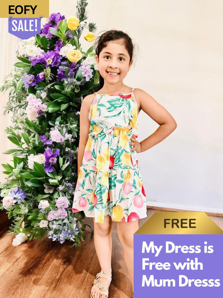 Mini - Tropical Bloom Dress