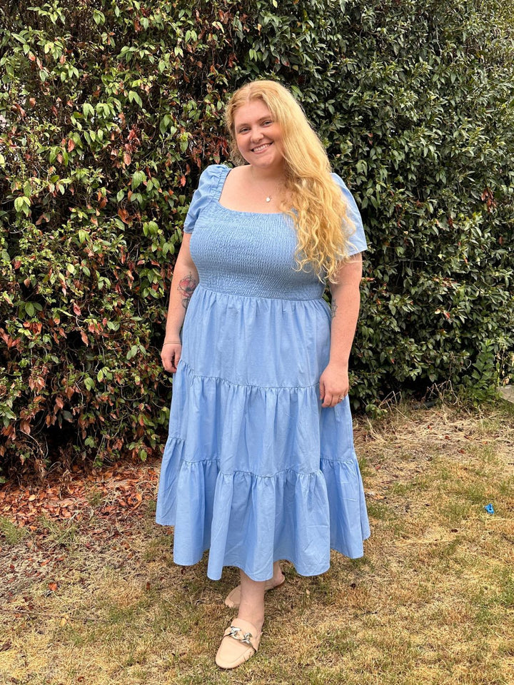Timeless Blue Dress – Mum