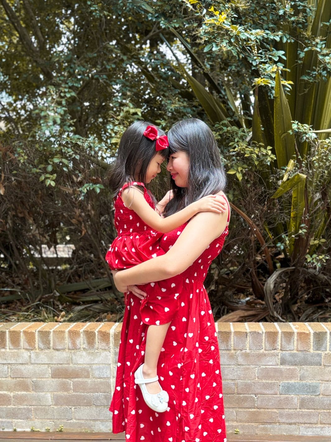 Lovenote Red Mum and Mini Matching Set