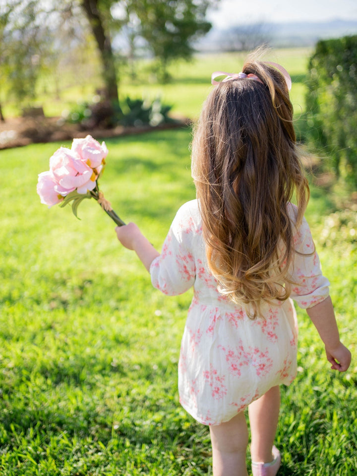 Mini - Petal Cream - Full Sleeves Dress