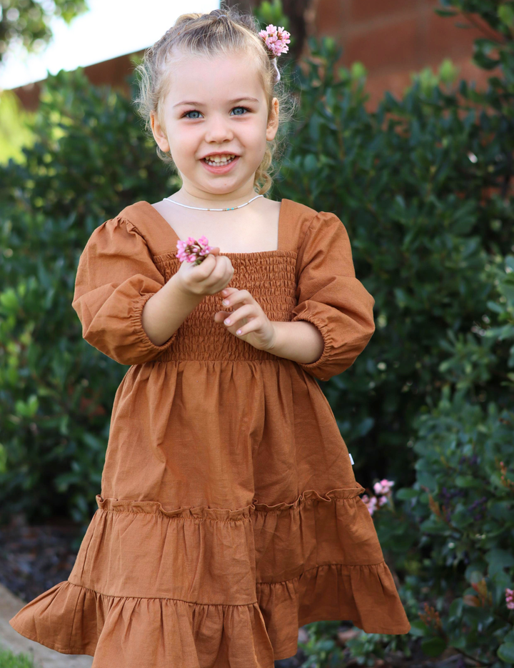 Cinnamon Brown Dress – Mini