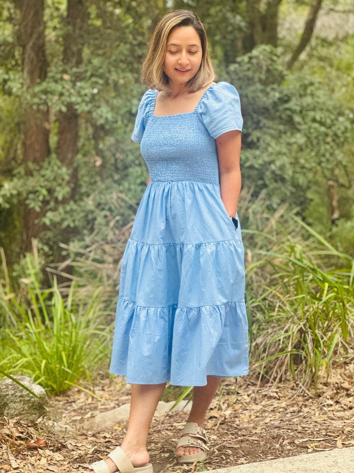 Timeless Blue Dress – Mum