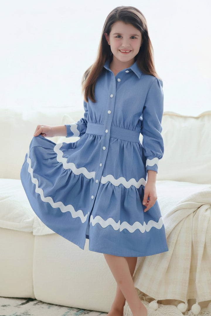 Denim Love Dress  – Mini