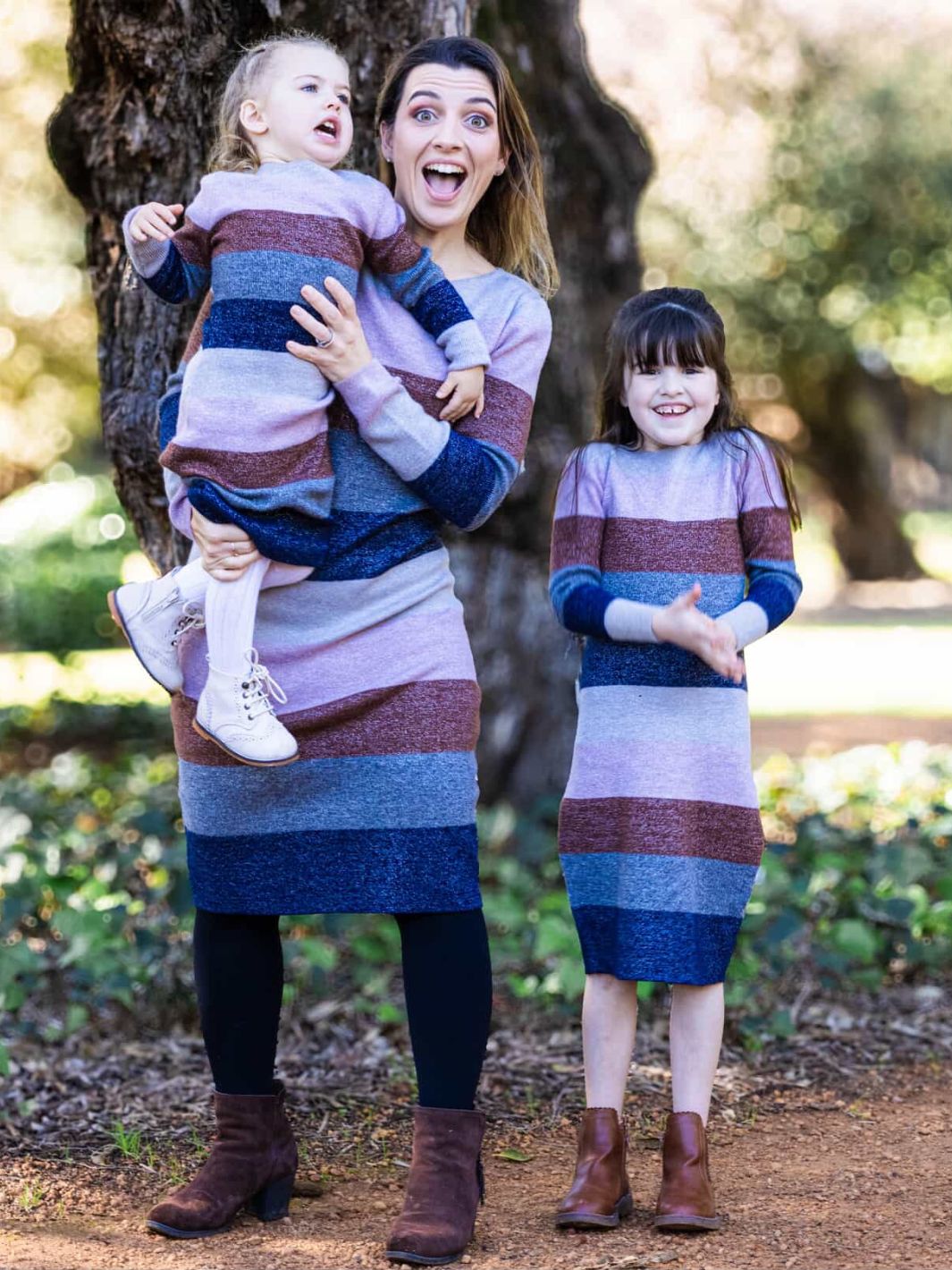 Mini - Warm Stripes