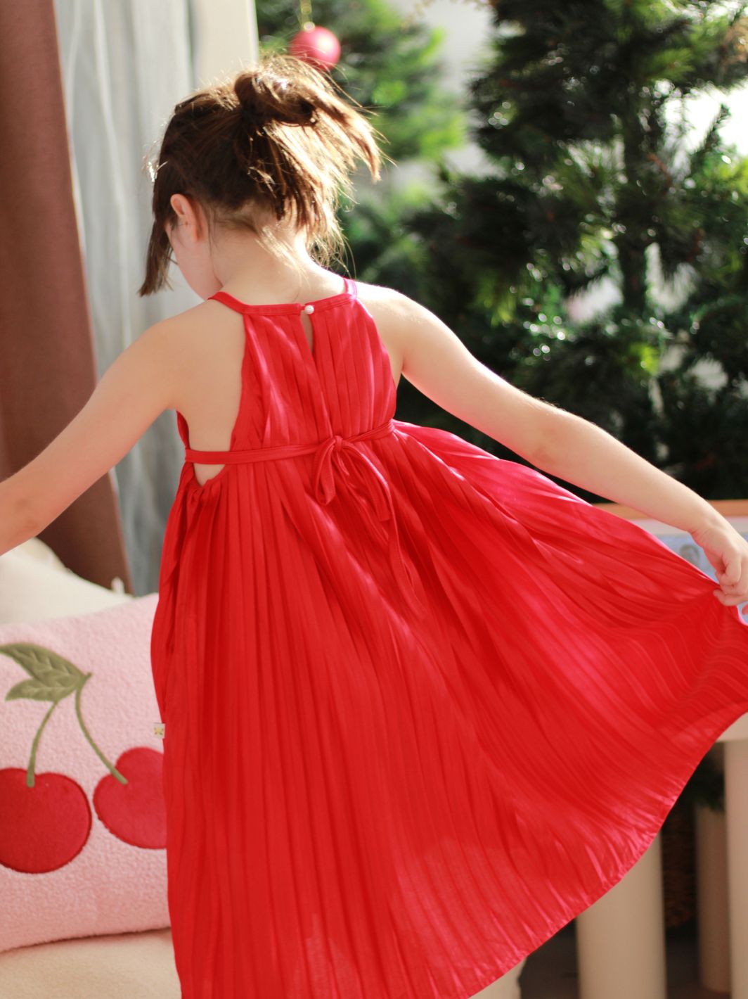 Mini - Ruby Pleats Dress