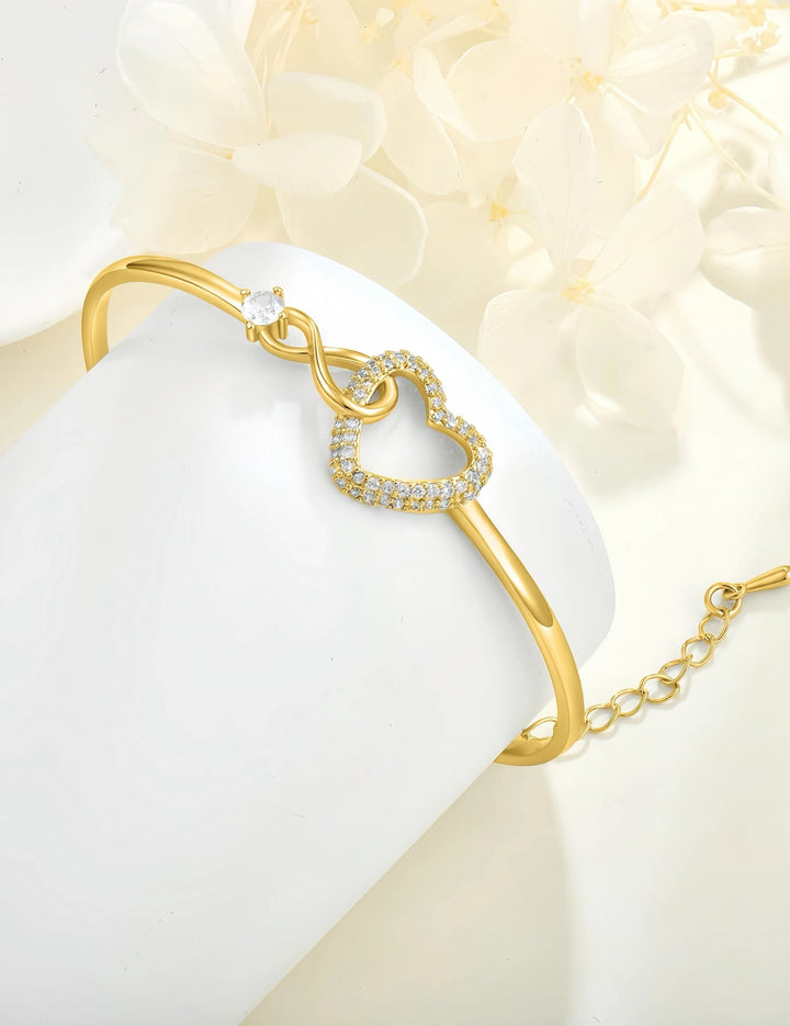Gold Heart Bracelet – To My Mother
