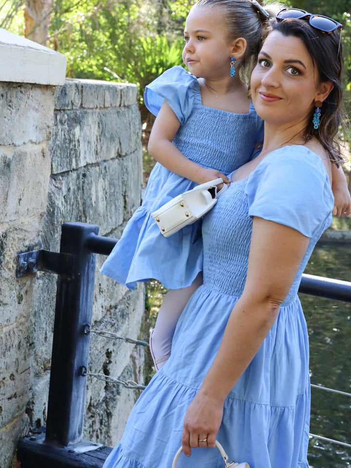 Timeless Blue Dress – Mum