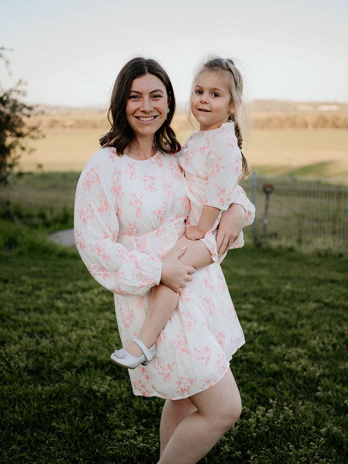 Mini - Petal Cream - Full Sleeves Dress