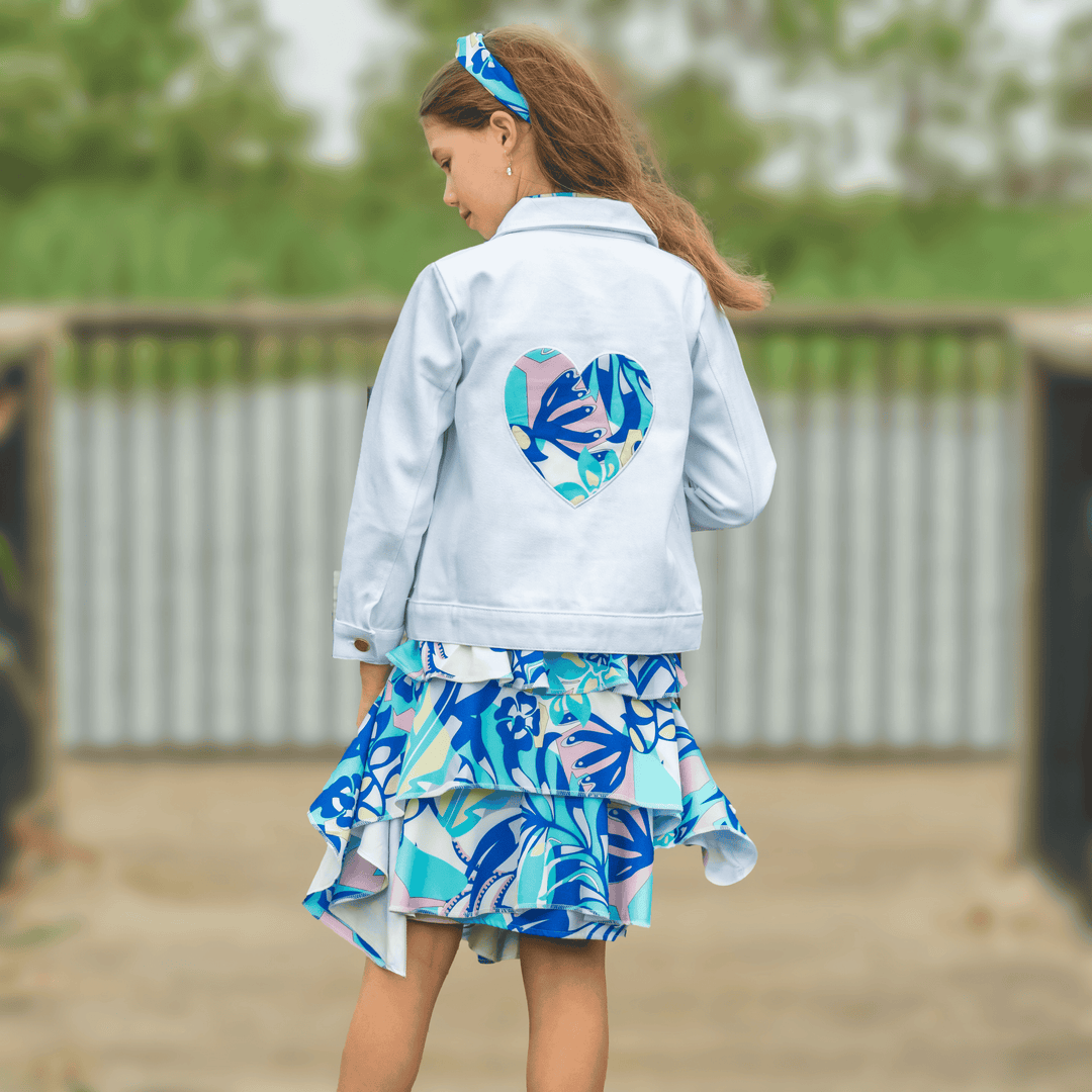 HAWAII VIBES JEANS JACKET Kashkiya