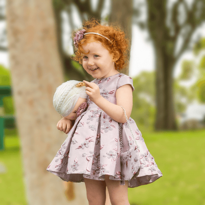 lavender love - flower dress for girls