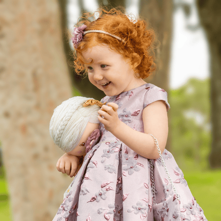 lavender love - flower dress for girls