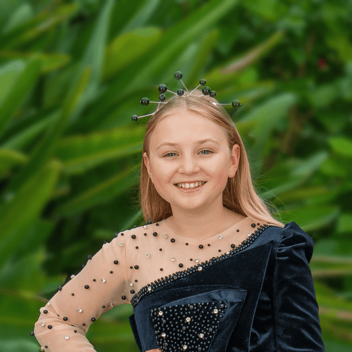 midnight pearl - girls designer dresses