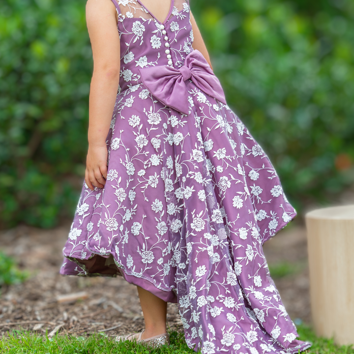 majestic lilac - flower dresses for girls