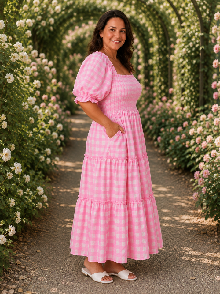 Marshmallow Pink Dress – Mum