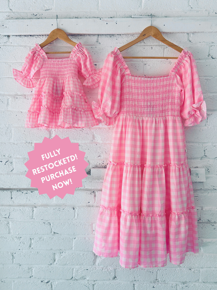 Mini - Marshmallow Pink Dress