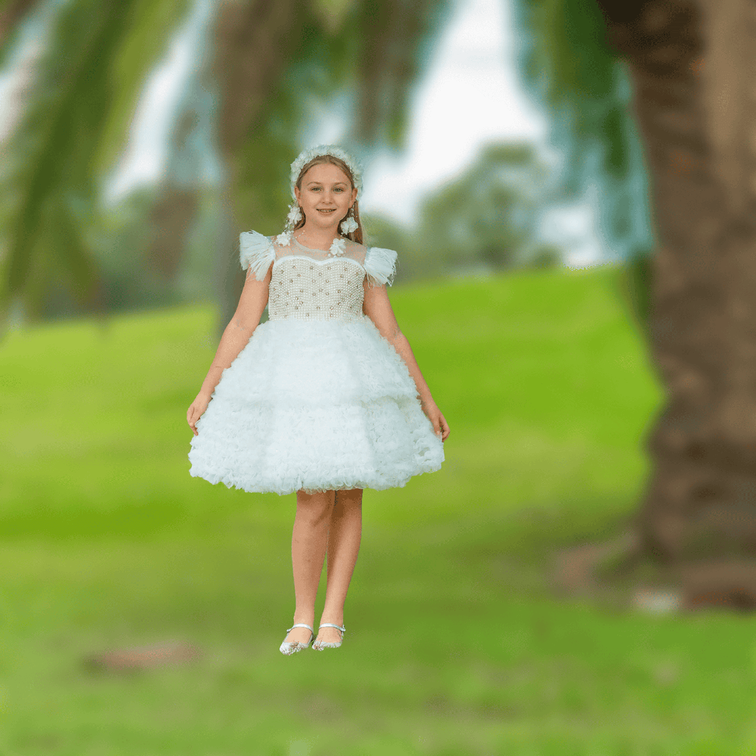 snow bliss - kids designer dresses for girls