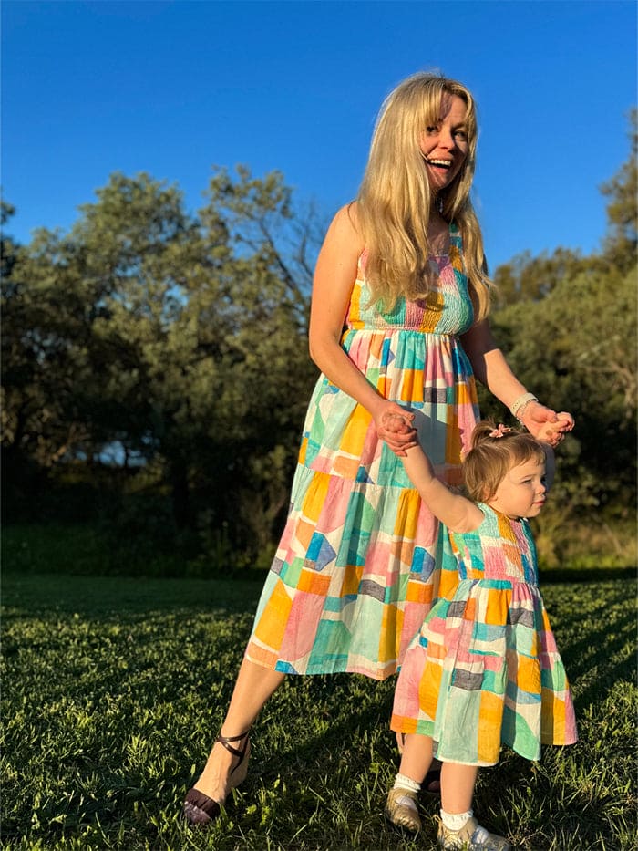 Mini Vibrant Vibes Dress