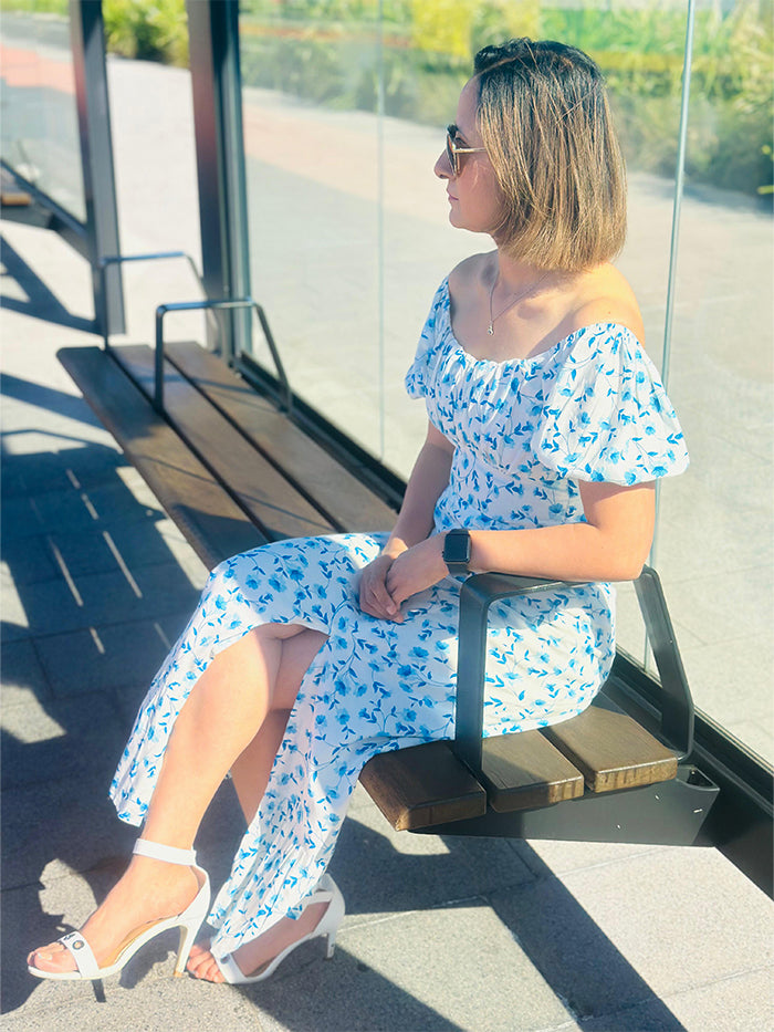 Blue Daisy Dress