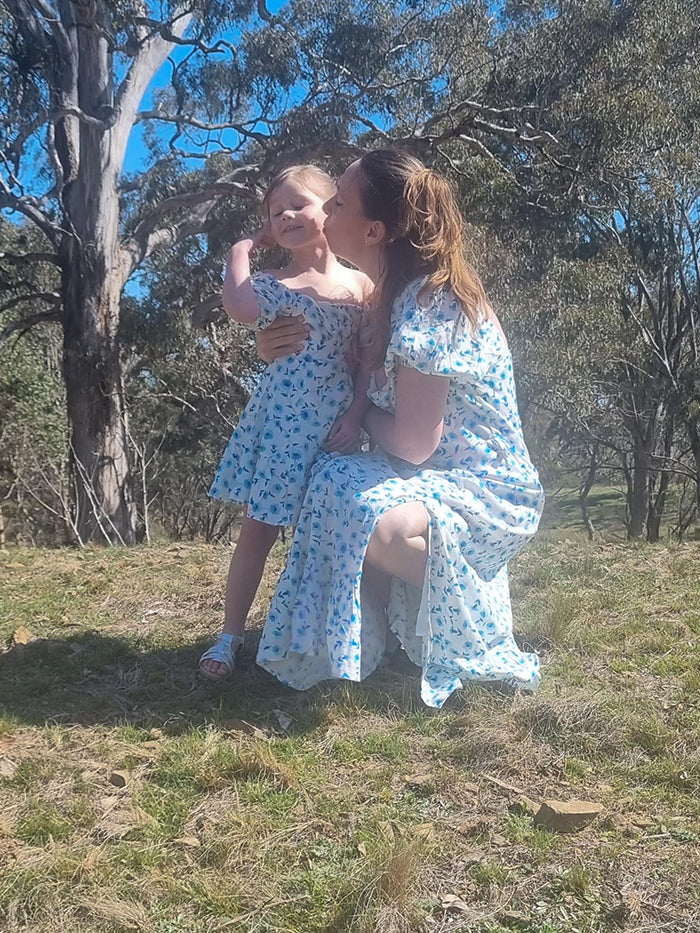 Blue Daisy Dress