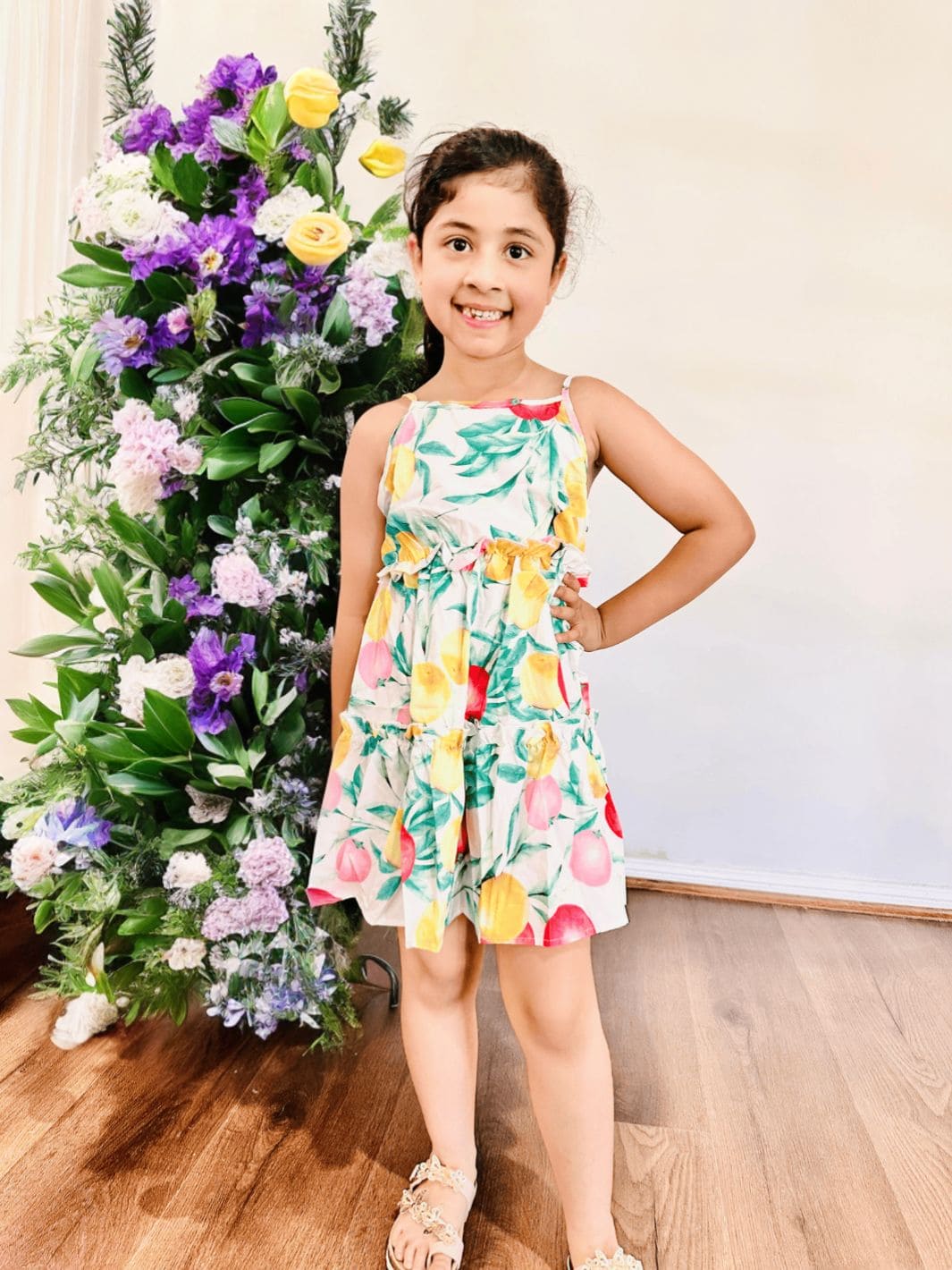 Mini - Tropical Bloom Dress